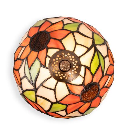 Brilagi - Tiffany vitražna namizna svetilka SUNFLOWER 1xE27/60W/230V