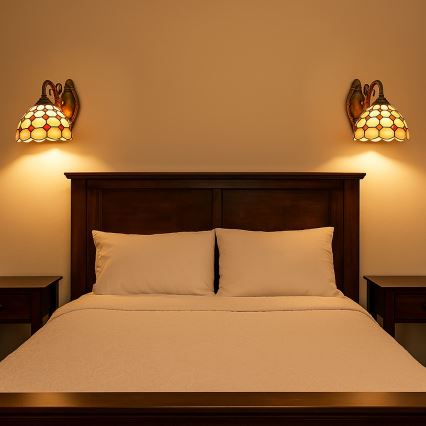 Brilagi - Tiffany vitražna stenska svetilka DORAN 1xE27/40W/230V