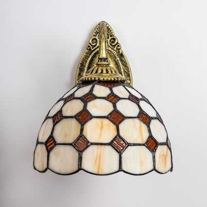 Brilagi - Tiffany vitražna stenska svetilka DORAN 1xE27/40W/230V