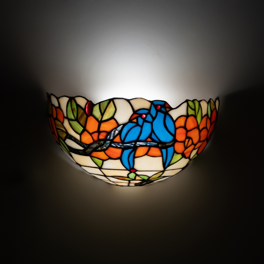 Brilagi - Tiffany vitražna stenska svetilka JUNGLE 1xE14/40W/230V