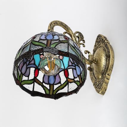 Brilagi - Tiffany vitražna stenska svetilka LORAS 1xE27/40W/230V