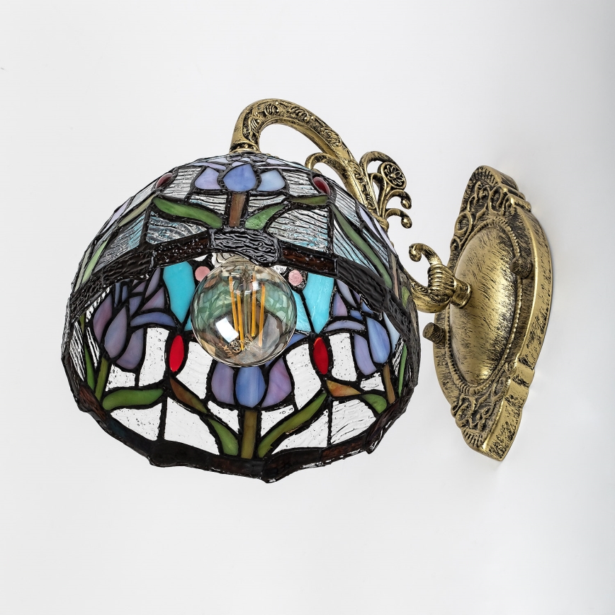 Brilagi - Tiffany vitražna stenska svetilka LORAS 1xE27/40W/230V