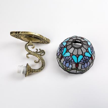 Brilagi - Tiffany vitražna stenska svetilka LORAS 1xE27/40W/230V