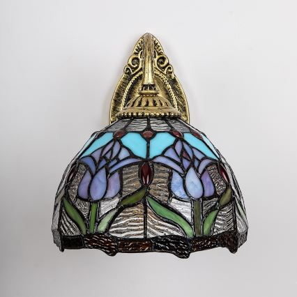 Brilagi - Tiffany vitražna stenska svetilka LORAS 1xE27/40W/230V
