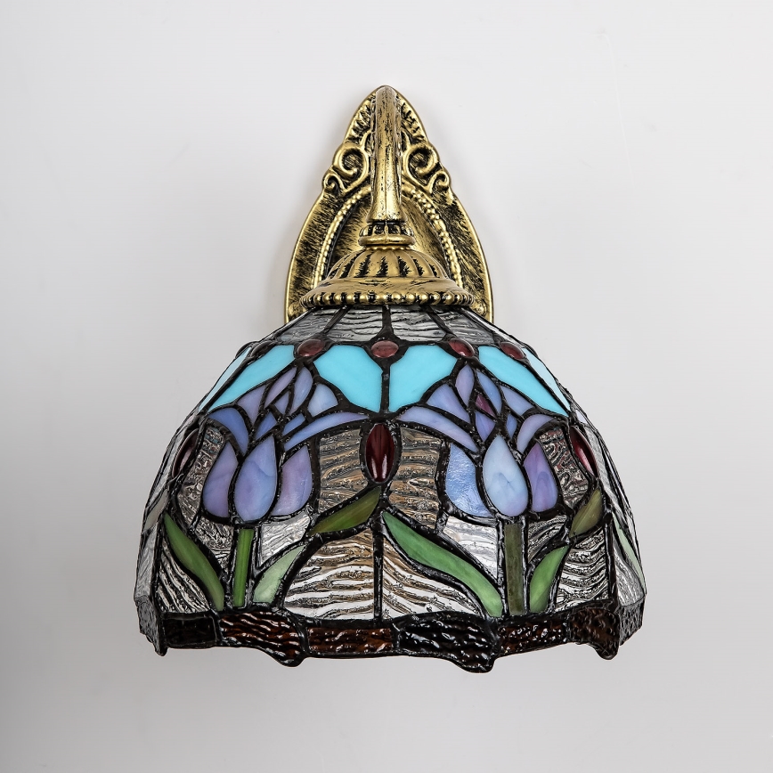 Brilagi - Tiffany vitražna stenska svetilka LORAS 1xE27/40W/230V