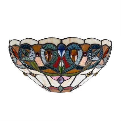 Brilagi - Tiffany vitražna stenska svetilka LUISA 1xE27/40W/230V