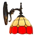 Brilagi - Tiffany vitražna stenska svetilka SIENNA 1xE14/40W/230V