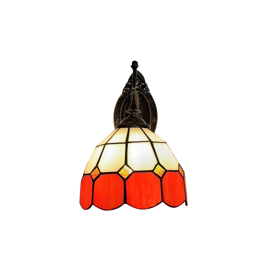 Brilagi - Tiffany vitražna stenska svetilka SIENNA 1xE14/40W/230V