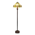 BRILAGI - Tiffany vitražna stoječa svetilka EMERALD 2xE27/60W/230V