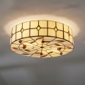 BRILAGI - Tiffany vitražna stropna svetilka FOLIA 2xE27/60W/230V premer 40 cm