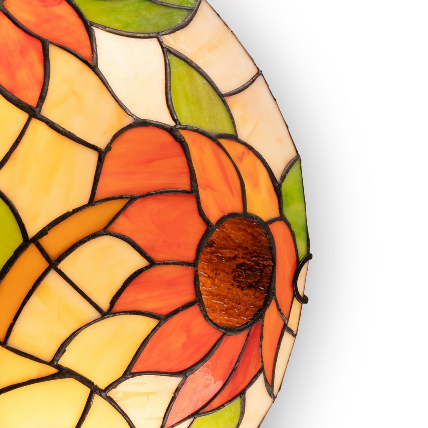Brilagi - Tiffany vitražna stropna svetilka SUNFLOWER 2xE27/60W/230V pr. 40 cm
