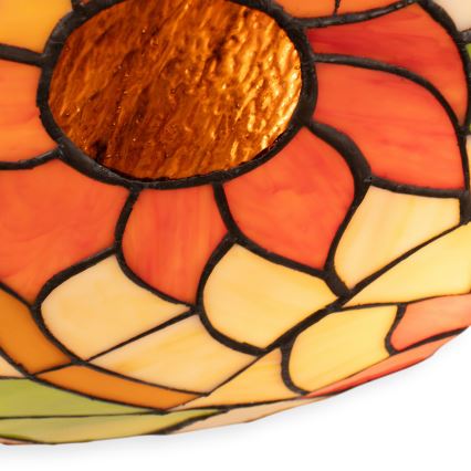 Brilagi - Tiffany vitražna stropna svetilka SUNFLOWER 2xE27/60W/230V pr. 40 cm