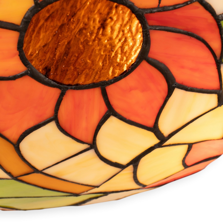 Brilagi - Tiffany vitražna stropna svetilka SUNFLOWER 2xE27/60W/230V pr. 40 cm