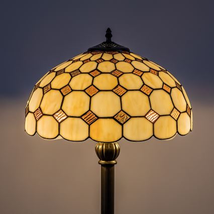 Brilagi - Tiffany vitražna talna svetilka DORAN 2xE27/60W/230V
