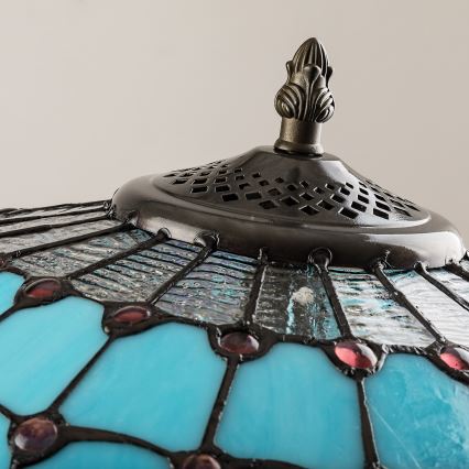 Brilagi - Tiffany vitražna talna svetilka LORAS 2xE27/60W/230V