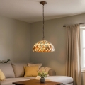 Brilagi - Tiffany vitražni lestenec na verigi MIRABELLA 1xE27/60W/230V premer 40 cm
