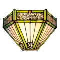 BRILAGI - Tiffany vitražno stensko svetilo EMERALD 1xE14/40W/230V