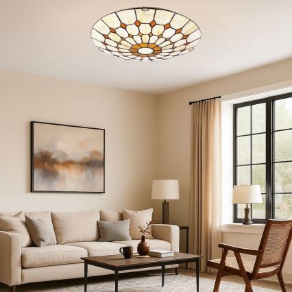 Brilagi - Tiffany vitražno stropno svetilo DORAN 2xE27/60W/230V