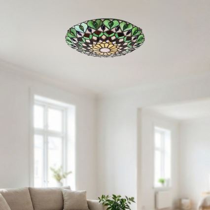 Brilagi - Tiffany vitražno stropno svetilo MARGARET 2xE27/60W/230V pr. 40 cm