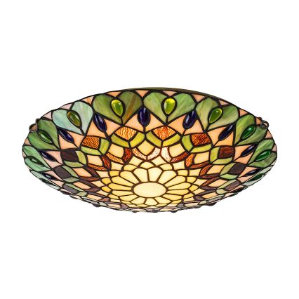 Brilagi - Tiffany vitražno stropno svetilo MARGARET 2xE27/60W/230V pr. 40 cm