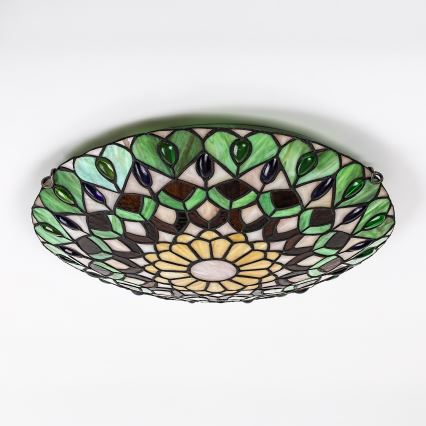 Brilagi - Tiffany vitražno stropno svetilo MARGARET 2xE27/60W/230V pr. 40 cm