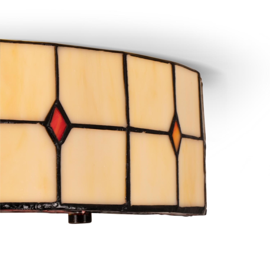 BRILAGI - Tiffany vitražno stropno svetilo SUNFLOWER 2xE27/60W/230V premer 40 cm