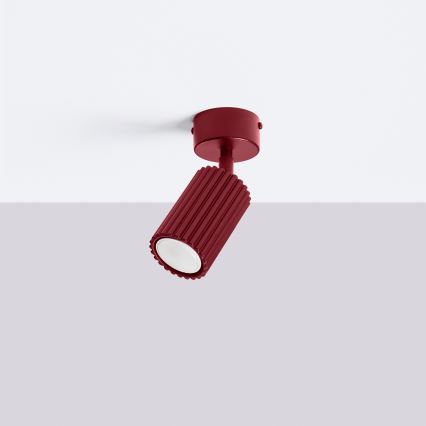 Brilagi - Točkovna svetilka CRESTO 1xGU10/10W/230V bordo