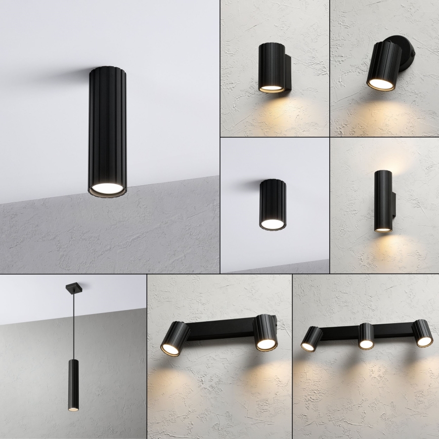 Brilagi - Točkovna svetilka CRISPINA 1xGU10/10W/230V 20 cm črna