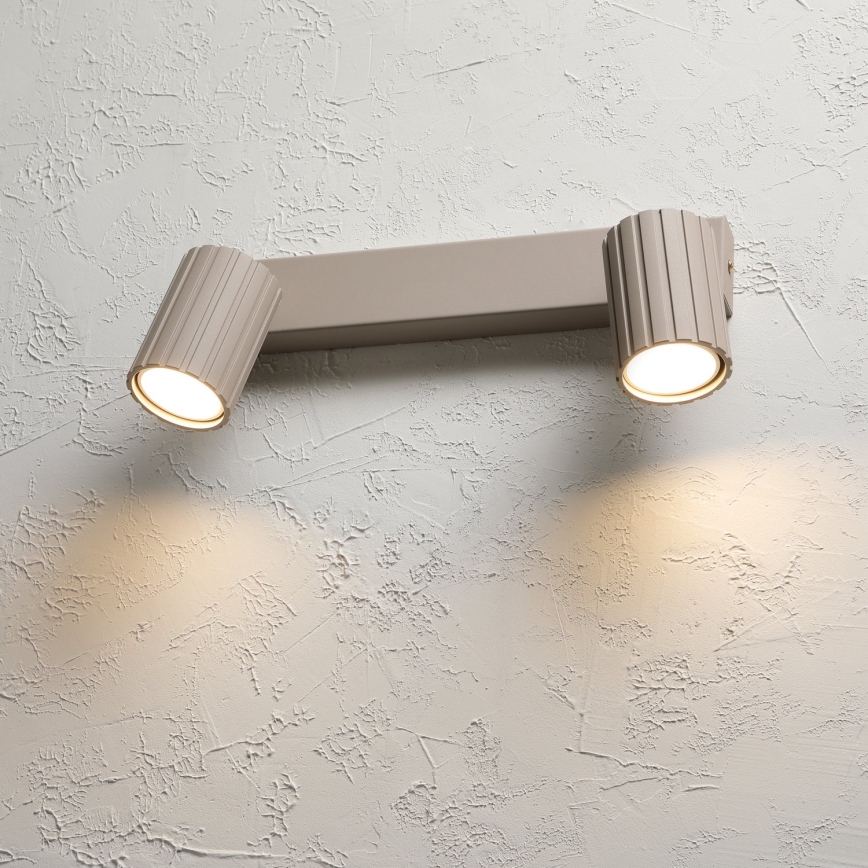 Brilagi - Točkovna svetilka CRISPINA 2xGU10/10W/230V bež