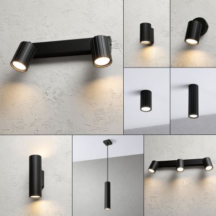 Brilagi - Točkovna svetilka CRISPINA 2xGU10/10W/230V črna