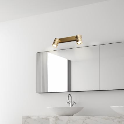 Brilagi - Točkovna svetilka CRISPINA 2xGU10/10W/230V zlata