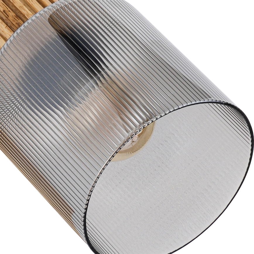 Brilagi - Točkovna svetilka HYGGE 2xE14/15W/230V lesena/dimna