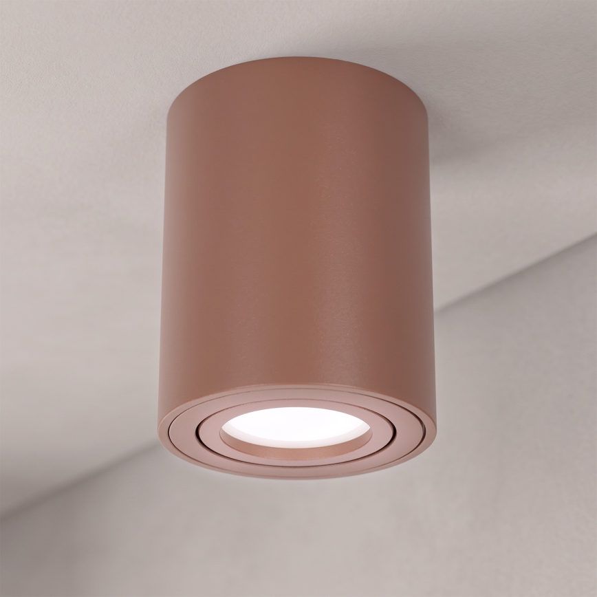 BRILAGI - Točkovna svetilka MIA 1xGU10/30W/230V 100x80 mm rjava