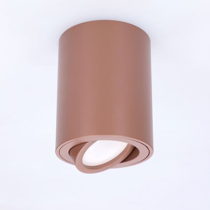 BRILAGI - Točkovna svetilka MIA 1xGU10/30W/230V 100x80 mm rjava