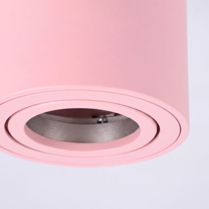 BRILAGI - Točkovna svetilka MIA 1xGU10/30W/230V 100x80 mm rožnata