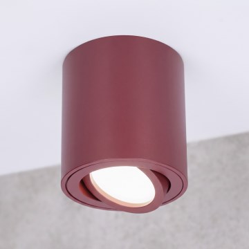 BRILAGI - Točkovna svetilka MIA 1xGU10/30W/230V 84x80 mm bordo