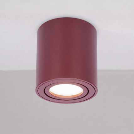BRILAGI - Točkovna svetilka MIA 1xGU10/30W/230V 84x80 mm bordo