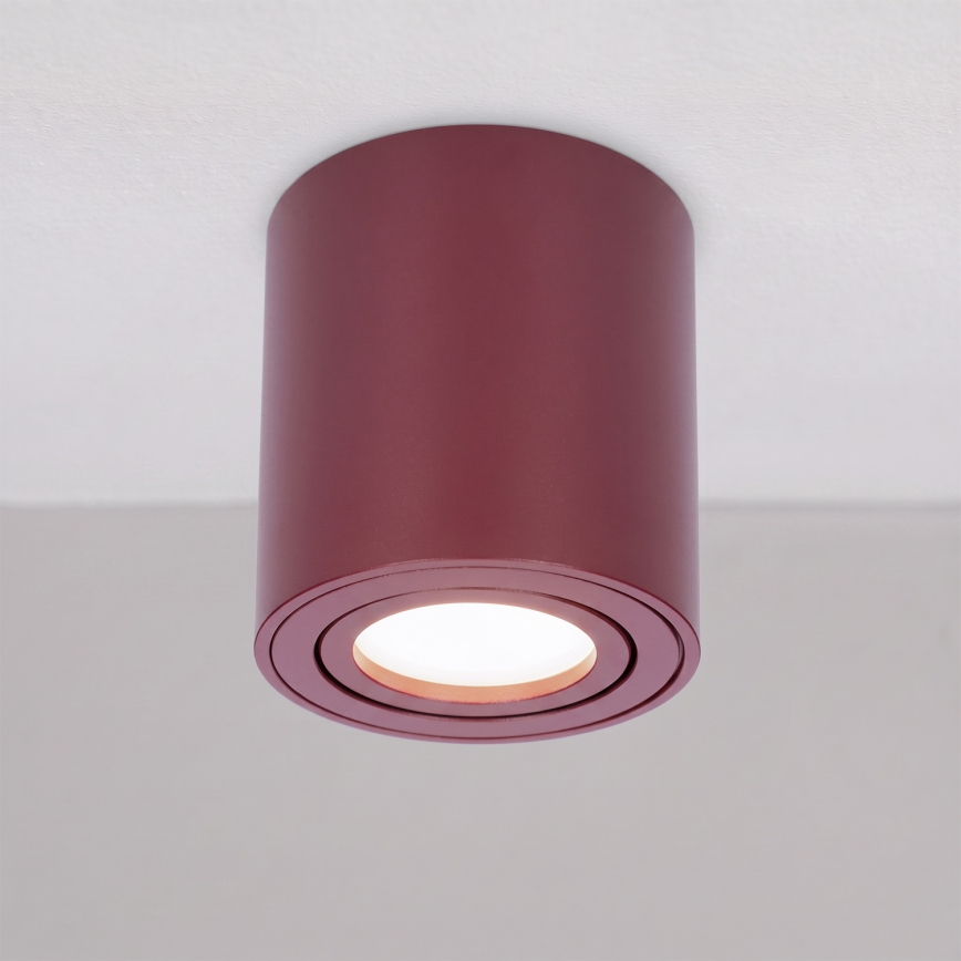 BRILAGI - Točkovna svetilka MIA 1xGU10/30W/230V 84x80 mm bordo