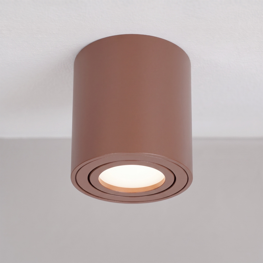 BRILAGI - Točkovna svetilka MIA 1xGU10/30W/230V 84x80 mm rjava
