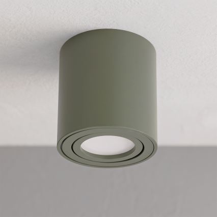 BRILAGI - Točkovna svetilka MIA 1xGU10/30W/230V 84x80 mm temno zelena