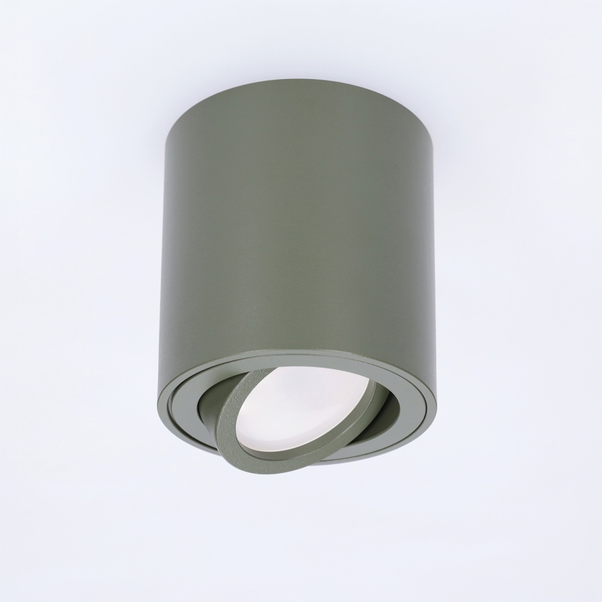 BRILAGI - Točkovna svetilka MIA 1xGU10/30W/230V 84x80 mm temno zelena
