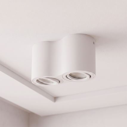 BRILAGI - Točkovna svetilka MIA DOUBLE 2xGU10/30W/230V bela