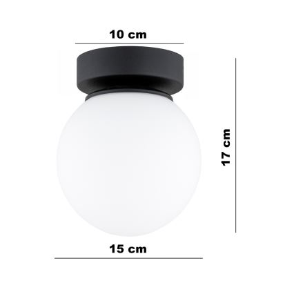 Brilagi - Točkovna svetilka MILO 1xE27/60W/230V črna