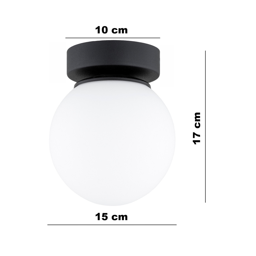 Brilagi - Točkovna svetilka MILO 1xE27/60W/230V črna
