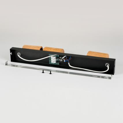 Brilagi - Točkovna svetilka MODERN WOOD 3xGU10/8W/230V les/črna