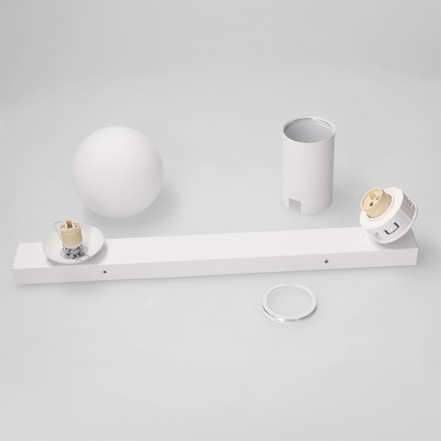 Brilagi - Točkovna svetilka SELE BALL 1xGU10/30W/230V + 1xG9/10W bela
