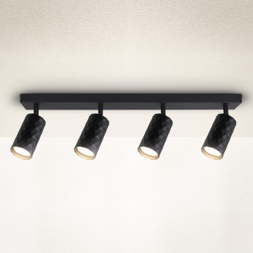 Brilagi - Točkovna svetilka SELE DIAMANT 4xGU10/30W/230V črna