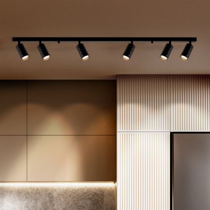 Brilagi - Točkovna svetilka SELE DIAMANT 6xGU10/30W/230V črna