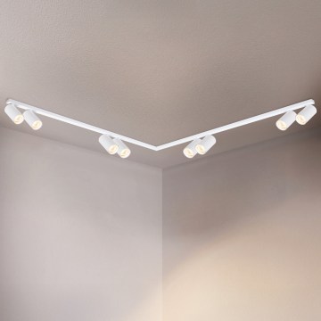 Brilagi - Točkovna svetilka SELE LONG 8xGU10/30W/230V bela