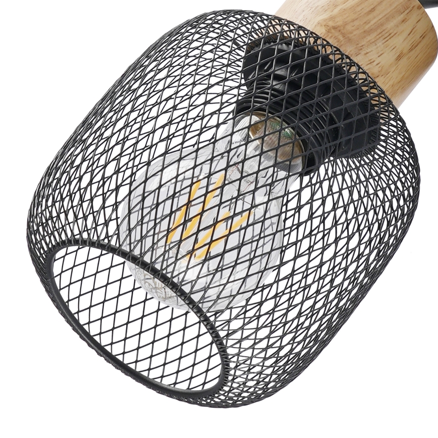 Brilagi - Točkovno svetilo BASKLITE 2xE27/15W/230V les/črna